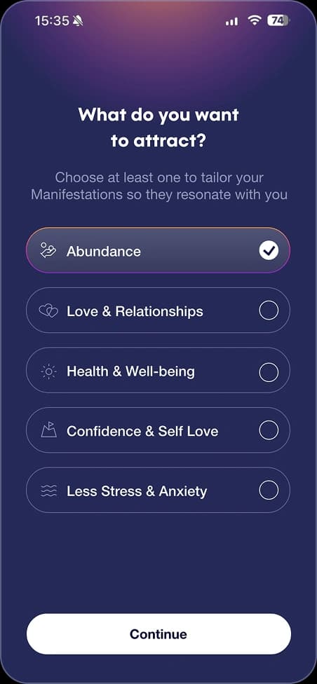 SoulPower app screenshot